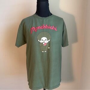 Women’s XS Green Monchhichi Graphic T-shirt